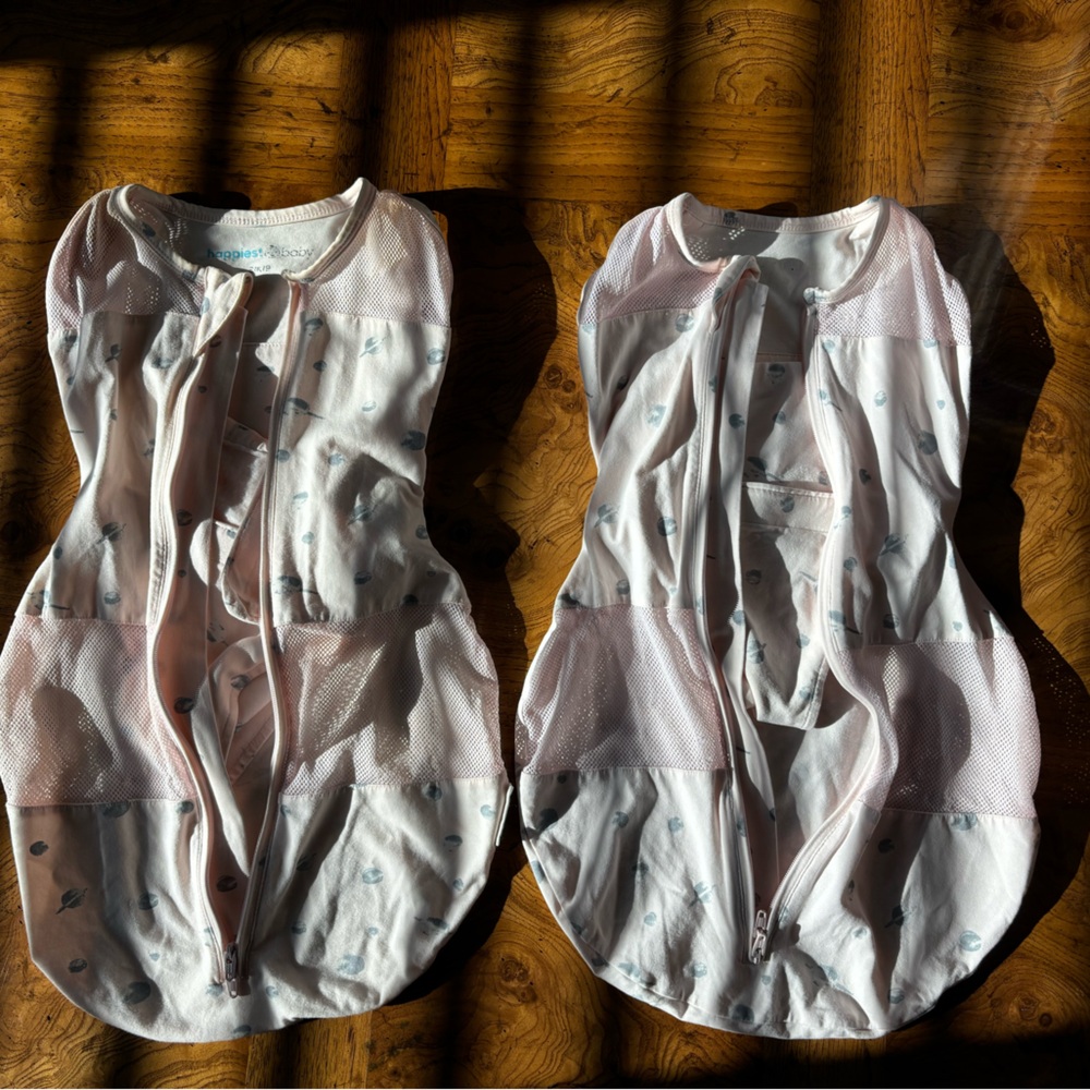 2 Snoo happiest baby swaddles